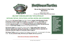 Tablet Screenshot of hothouseturtles.co.nz